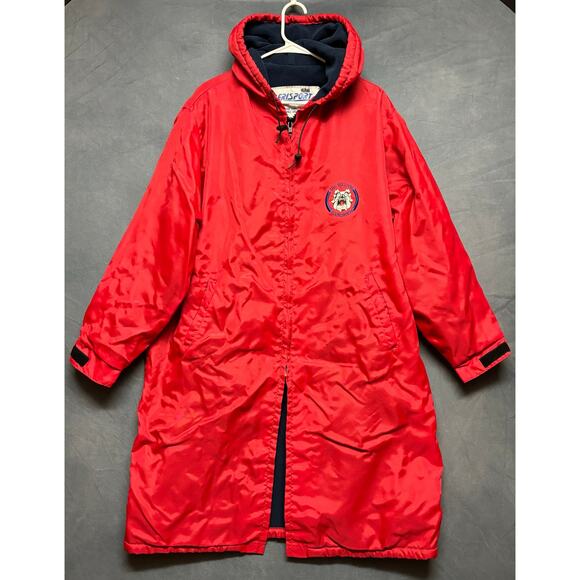 Vintage Amerisport Fresno State Swim Parka Jacket Bulldog Foundation Mens Large - Picture 1 of 16